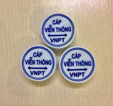 Mốc sứ cảnh báo cáp viễn thông